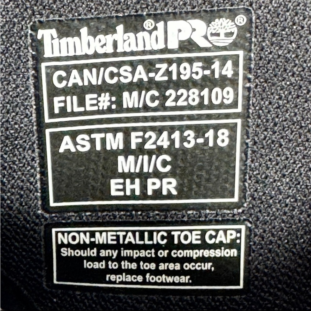 Timberland PRO Ballast A6301 Composite Toe Work Boots 12M - Picture 9 of 12
